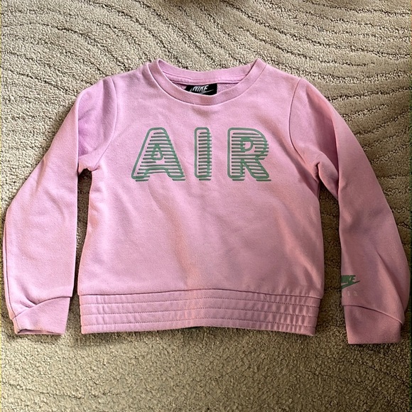 Girls Nike Air Crewneck Sweatshirt w/ slit sz 3T - Picture 1 of 5